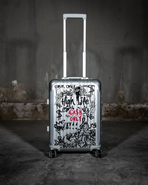 Maleta High Life Grafiti Silver