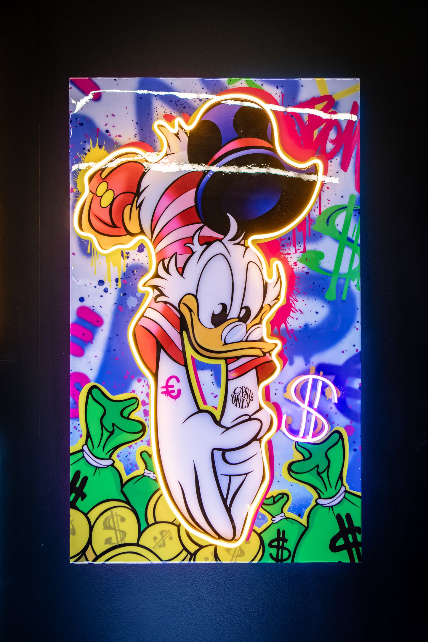 Neon Diving into Cash