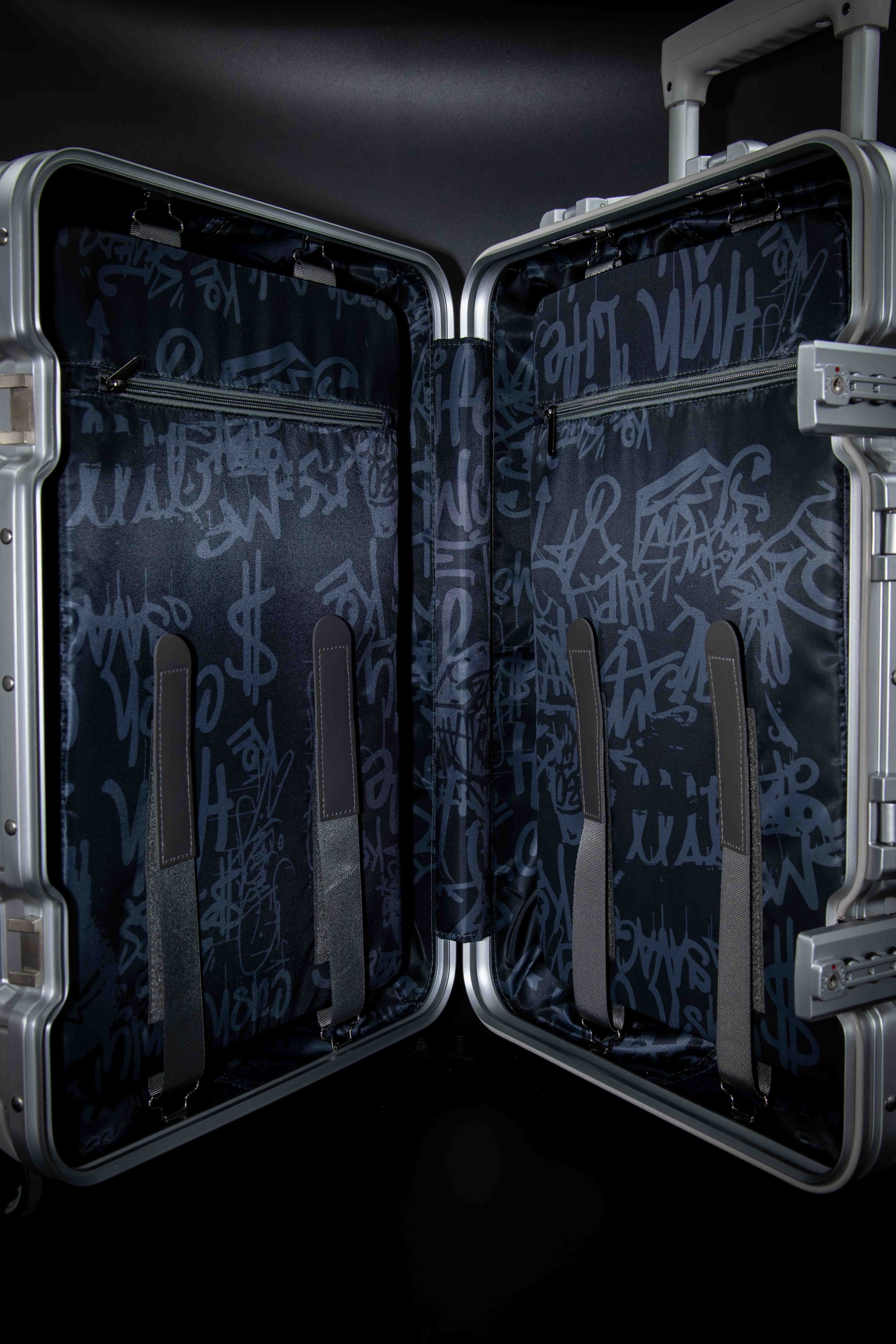 Maleta High Life Grafiti Silver