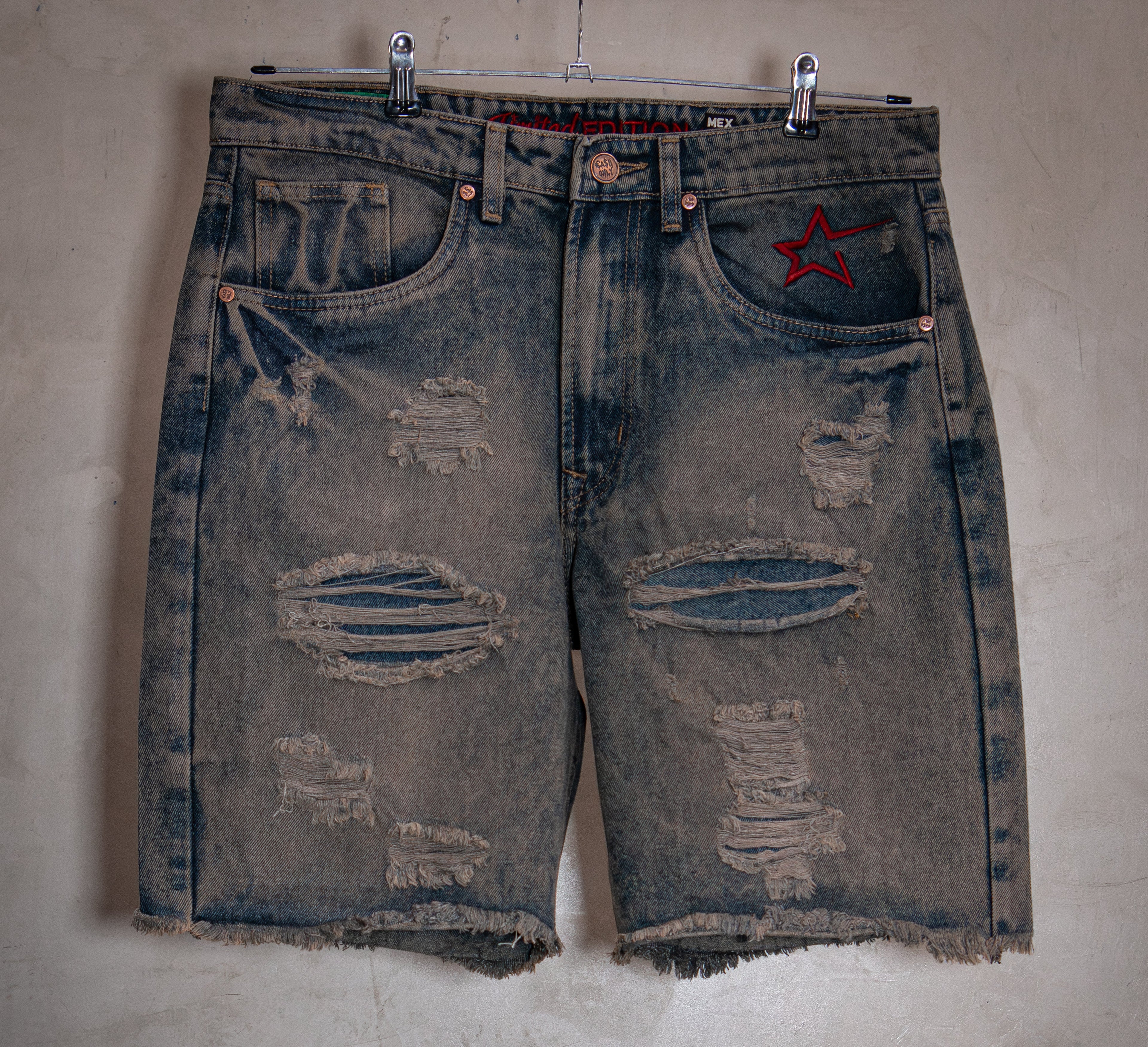 The Shorts Blue Washed