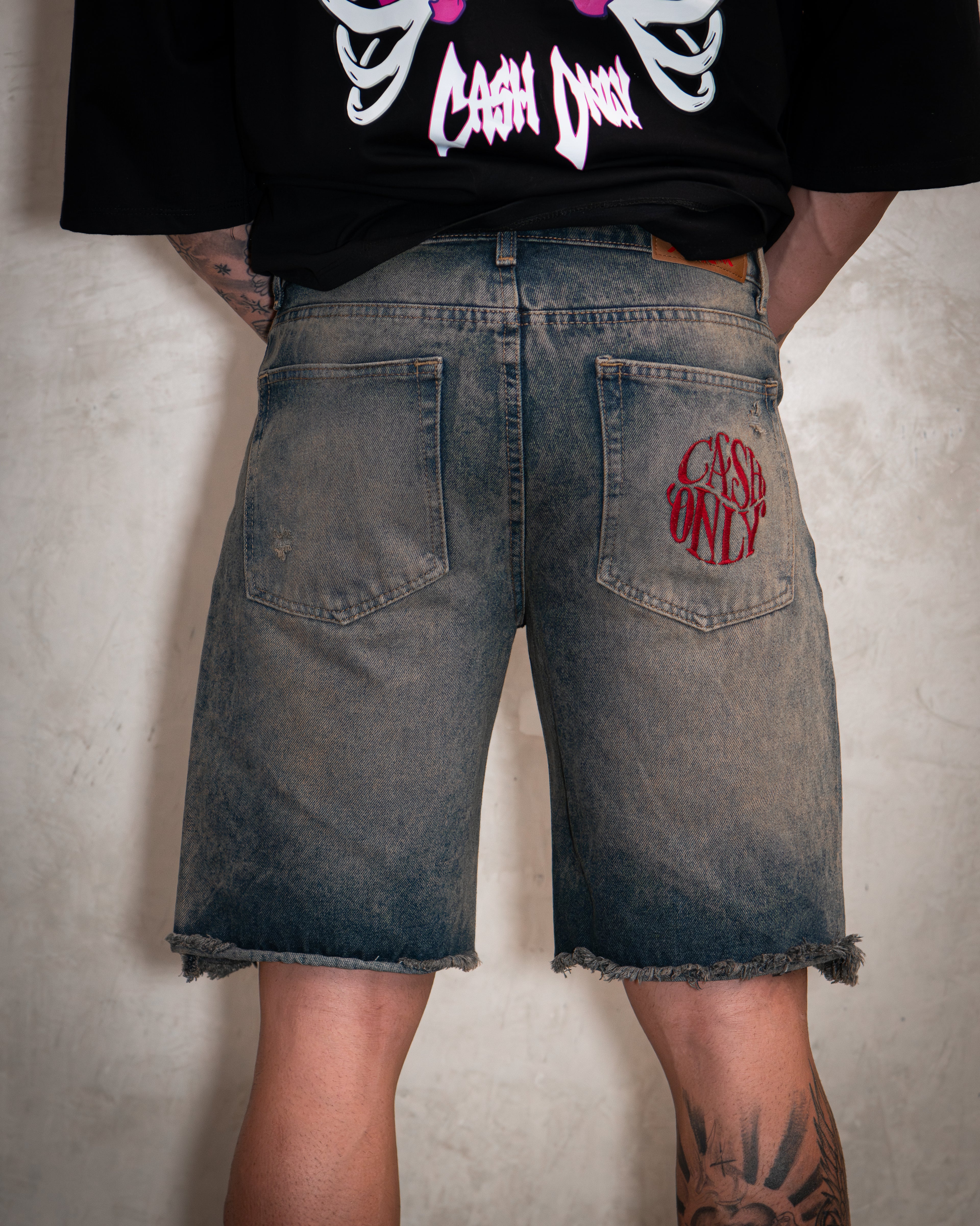 The Shorts Blue Washed