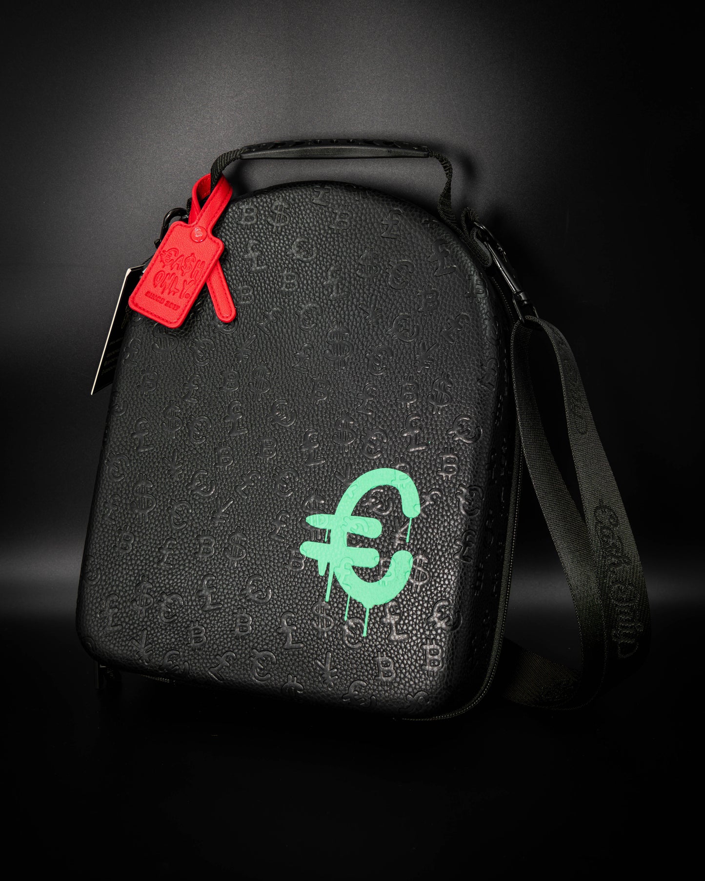 FULLY EMBOSSED BLACK CARRIER