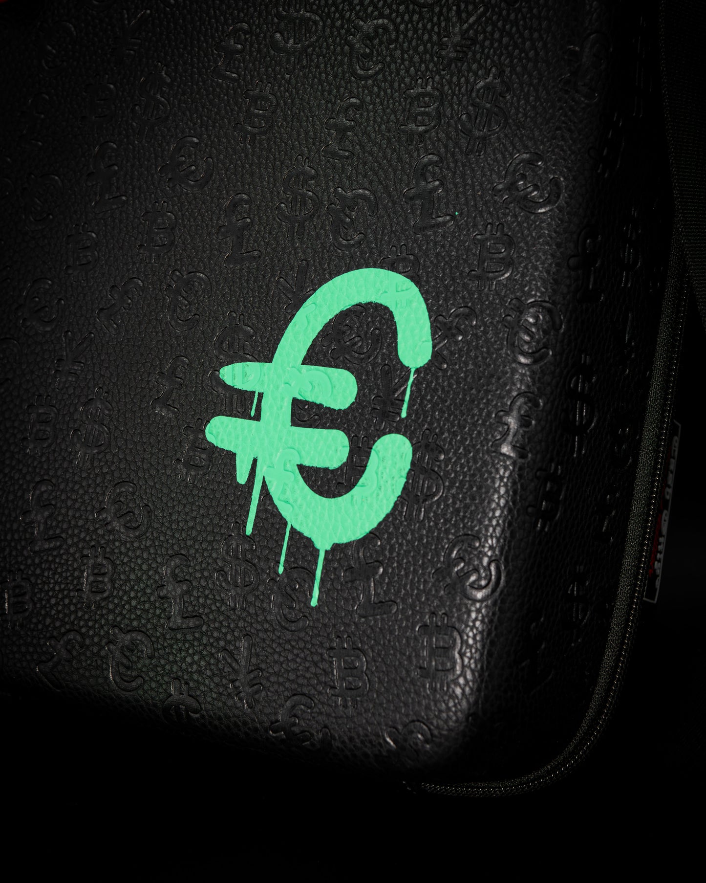 FULLY EMBOSSED BLACK CARRIER