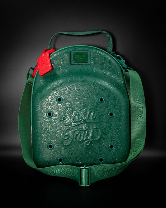 FULLY EMBOSSED GREEN CARRIER