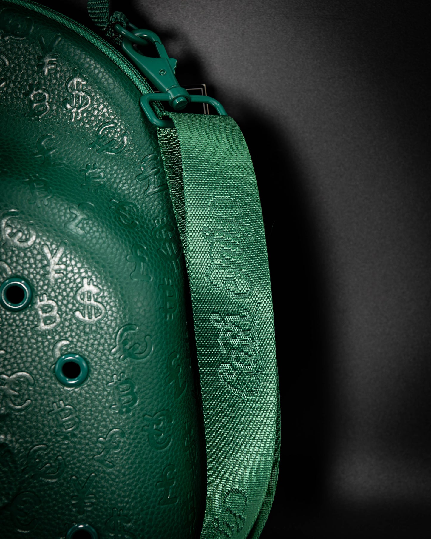 FULLY EMBOSSED GREEN CARRIER