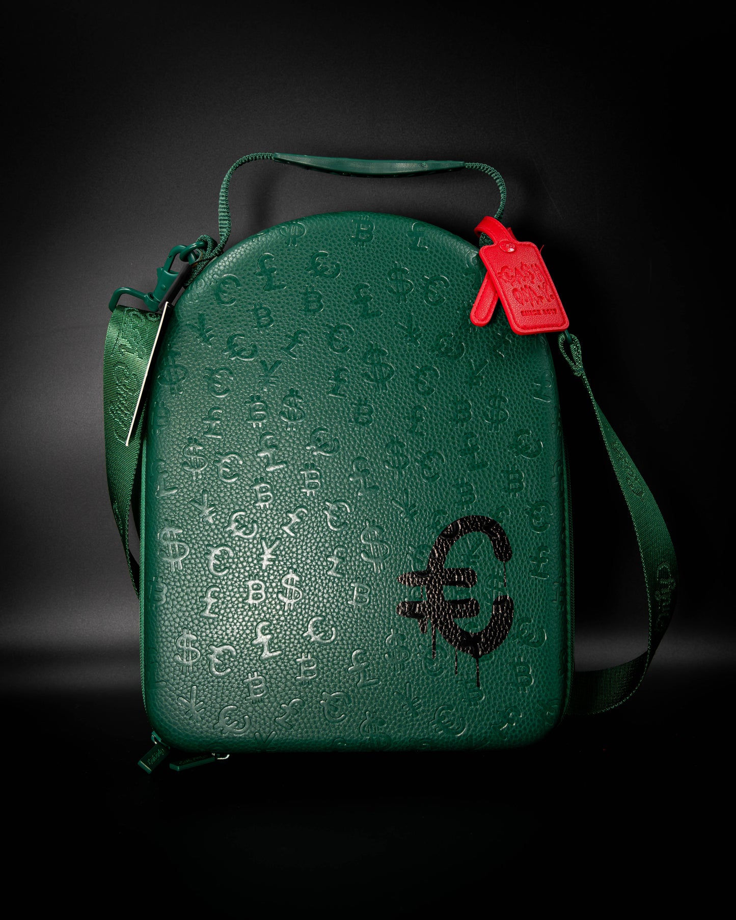 FULLY EMBOSSED GREEN CARRIER