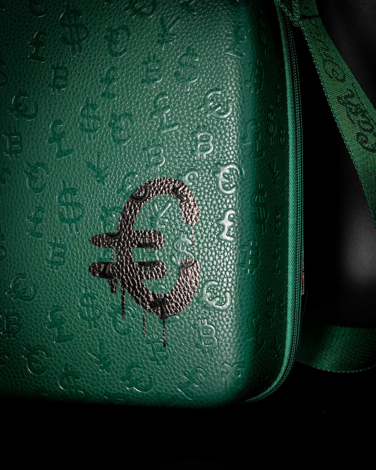 FULLY EMBOSSED GREEN CARRIER