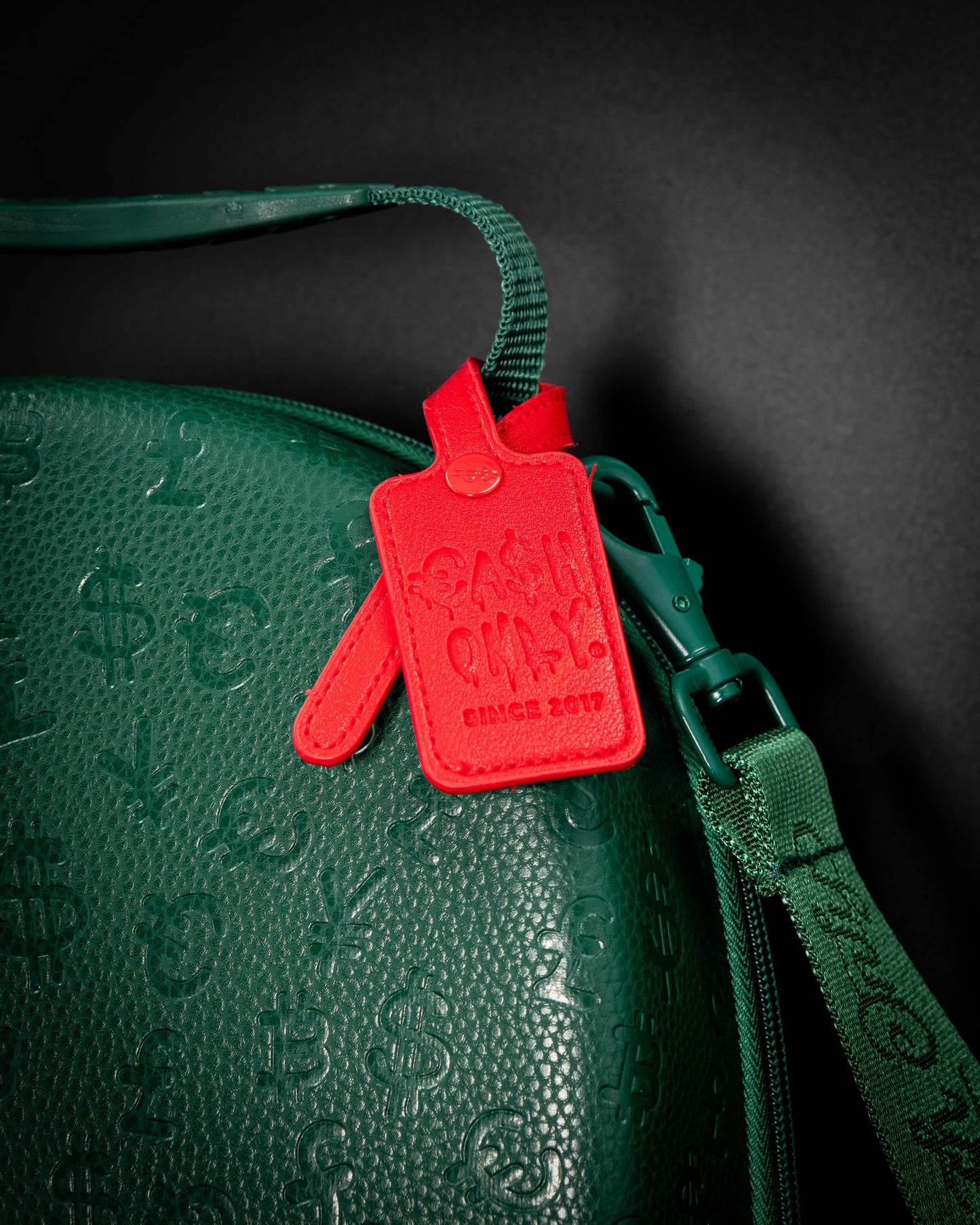 FULLY EMBOSSED GREEN CARRIER