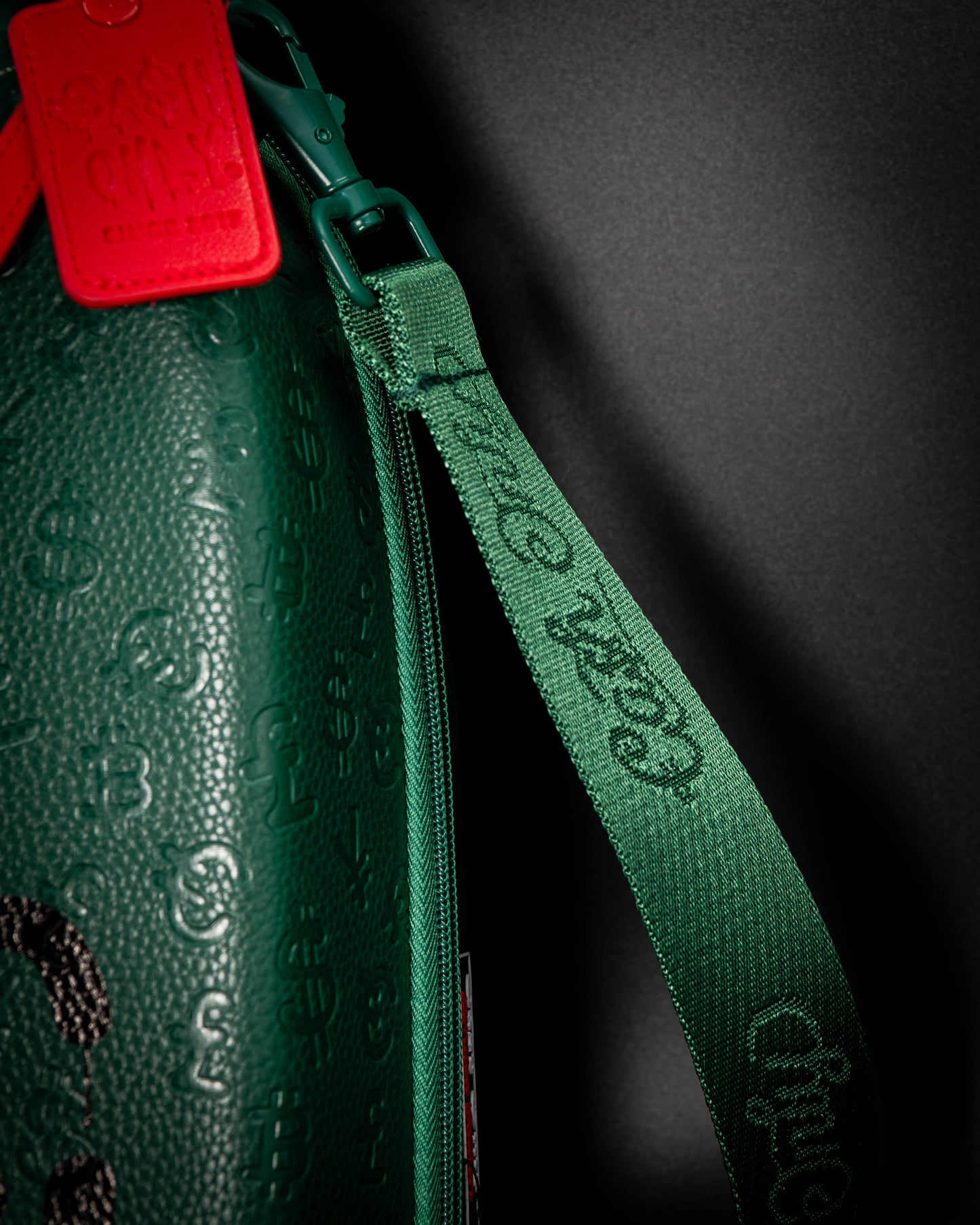 FULLY EMBOSSED GREEN CARRIER