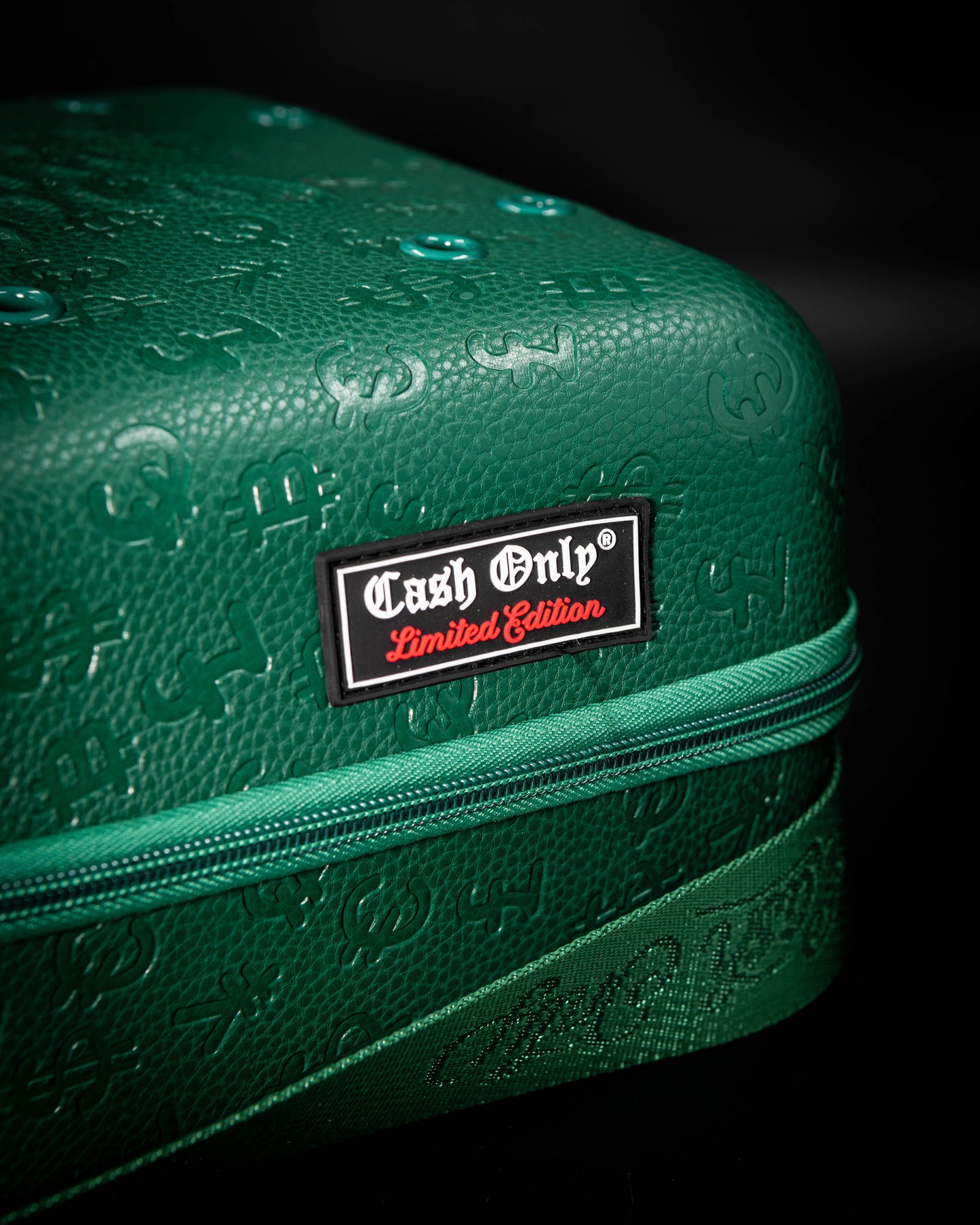 FULLY EMBOSSED GREEN CARRIER