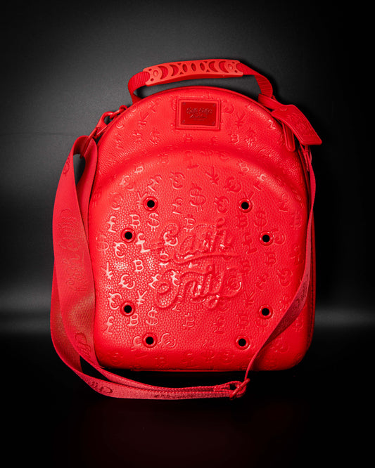 FULLY EMBOSSED RED CARRIER